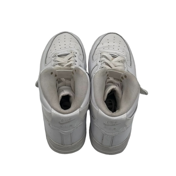 Nike White Air Force 1 LE High Top Sneakers Size 5 Youth - Picture 4 of 8